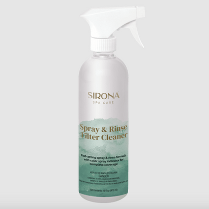 Sirona™: Spray & Rinse Filter Cleaner